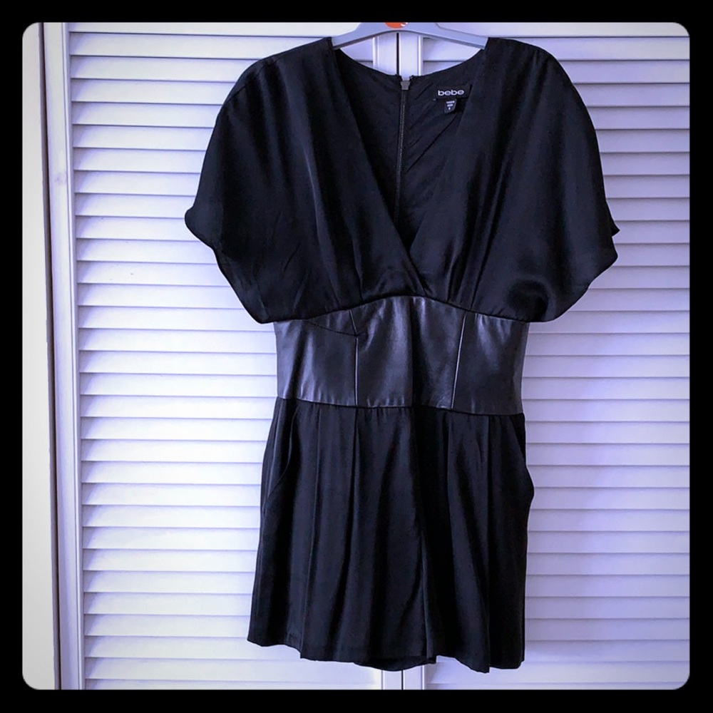 Black Bebe romper size sm